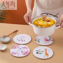 Placemat soup heat-insulating mat dish mat kitchen table mat anti-scalding mat mat household bowl