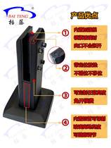 Stair guardrail 1 clip 2 tempered glass connection swimming pool glass clip handrail fixed clip aluminum alloy railing accessories