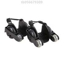 Auxiliary luminous wheel roller skates skates PU Heelys shoes four-wheel starry sky learning light wheel hot wheel belt for children