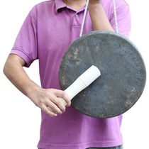 QinCi gong 26-40CM bronze gong Sichuan opera gong and drummer Taoist priest black majestic gong high side gong