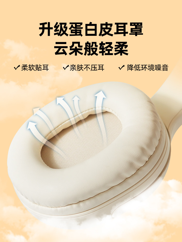 Headphones for Immersive Learning, Student and Children's Head-Mounted Bluetooth Reading and Memory Headphones