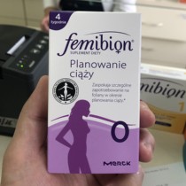 Germanys Femibion Ivian 0-stage pregnancy preparation early active folic acid tablets vitamin Polish version for pregnant women 28 tablets