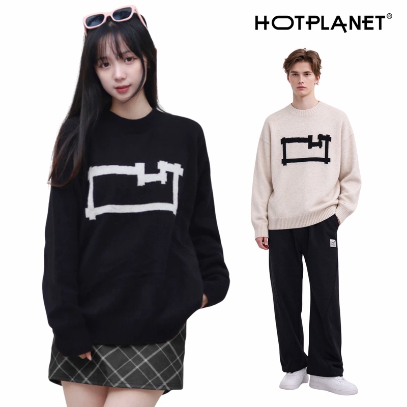 Hotplanet Sweaters for Men and Women, Wool Spring Round-Neck Knitwear, Casual 100% Pure Wool Sweater for Couples Hotplanet Sweaters for Men and Women, Wool Spring Round-Neck Knitwear, Casual 100% Pure Wool Sweater for Couples