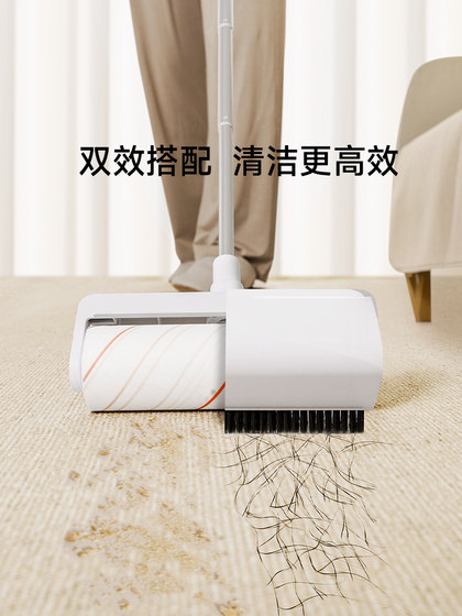 蓝小鱼滚筒粘毛器替换纸滚刷除尘粘毛发家用衣服毛发清理可撕式纸