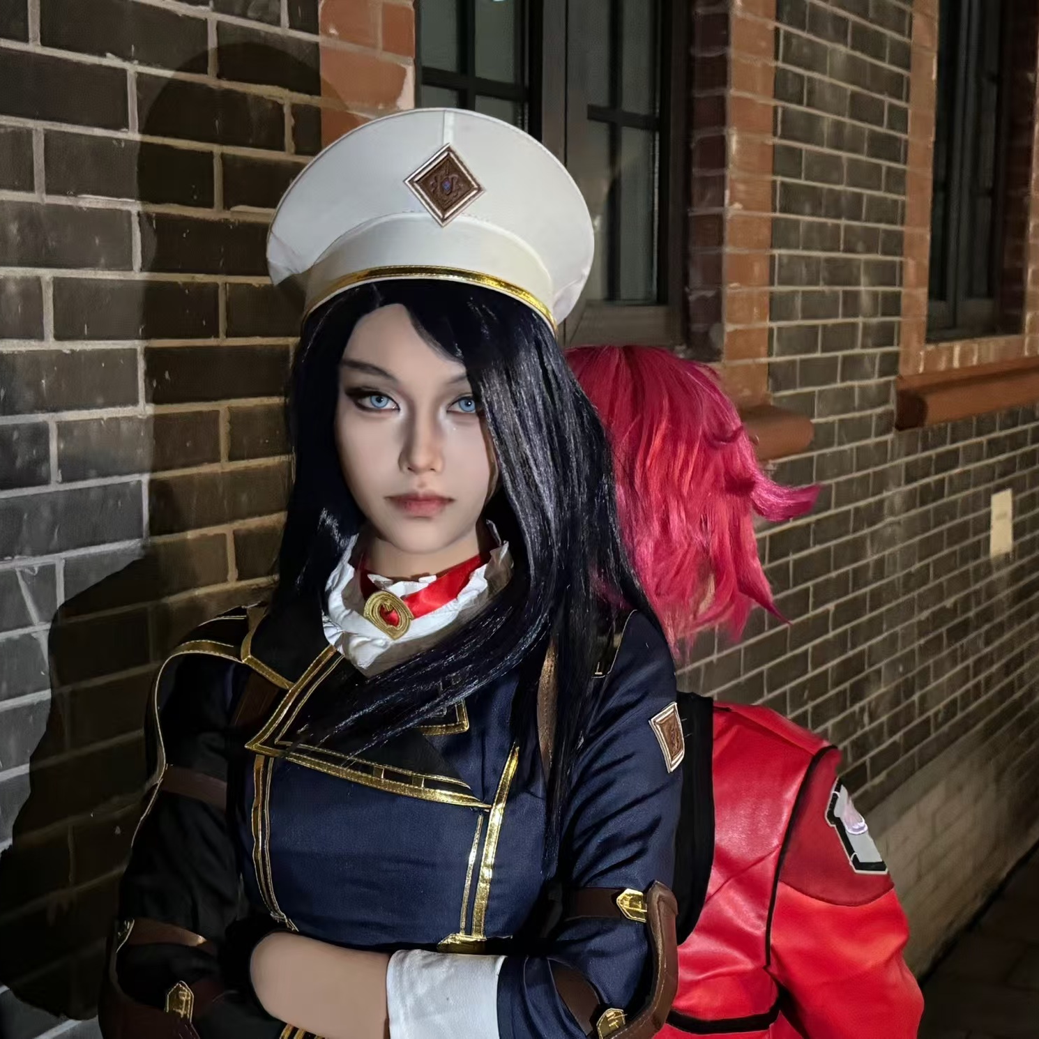 双城之战凯特琳cos服+假发，超有氛围感的cos体验！_Cosplay女装_淘宝游戏网
