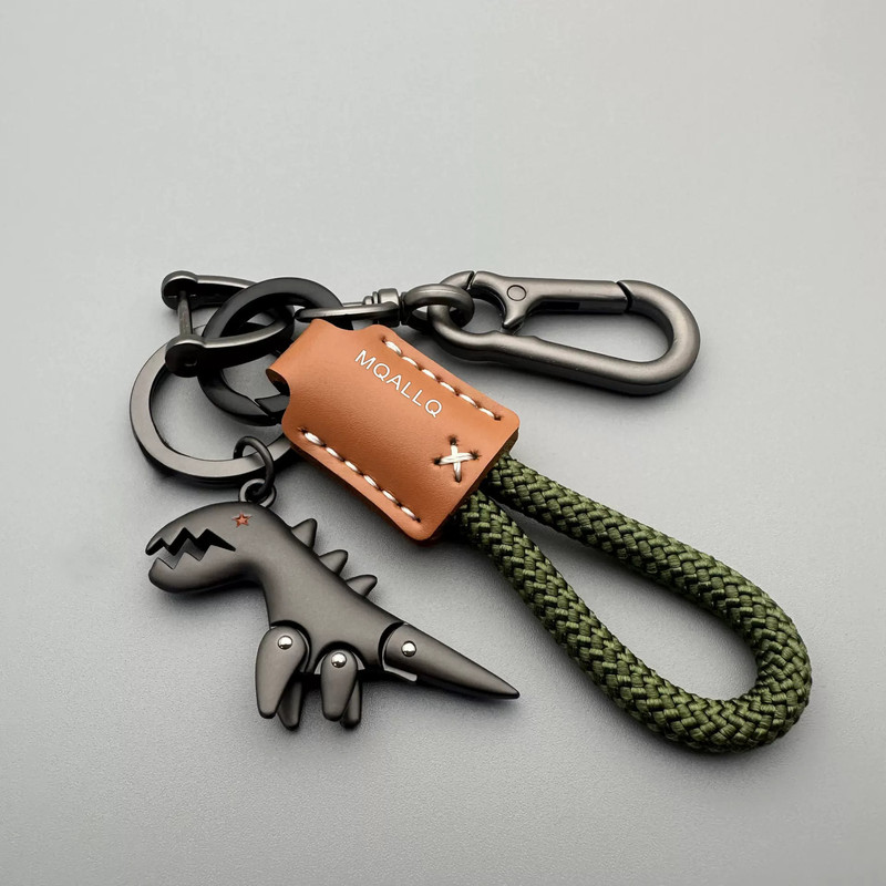 2026 New Model Car Keychain Small Dinosaur Men's High-End Creative Personalized Backpack Gift Motorcycle Keychain 2026 New Model Car Keychain Small Dinosaur Men's High-End Creative Personalized Backpack Gift Motorcycle Keychain