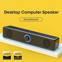 Wired and Wireless Bluetooth Speaker USB Powered PC Soundbar