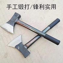 Ax woodworking special outdoor camping ax high hardness rural wood splitting knife splitting firewood tiger head knife cutting wood firewood tool