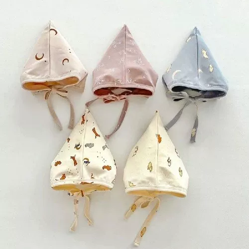 Хлопковая детская капота для капота идеальная шапочка для открытия