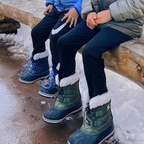 Sorel Ice Bear Boots Waterproof 1964 PAC Warm Removable Wool Felt Non-Slip Cold Resistant Childrens Ski Boots