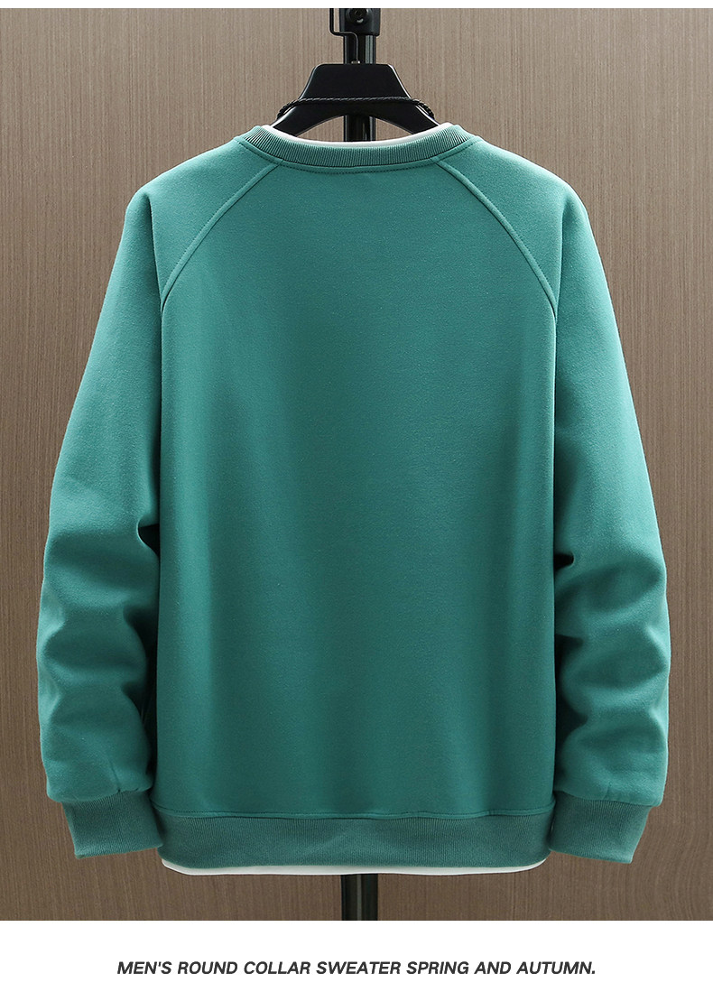 Herren Langarm Pullover Rundhals Herbst Strickpullover Modern_voghion.com