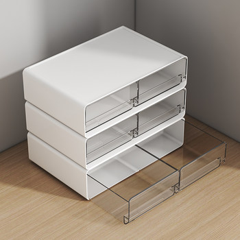 Drawer storage box desktop a4 file sorting box