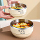 Thickened double-layer thermally insulated stainless steel bowl
