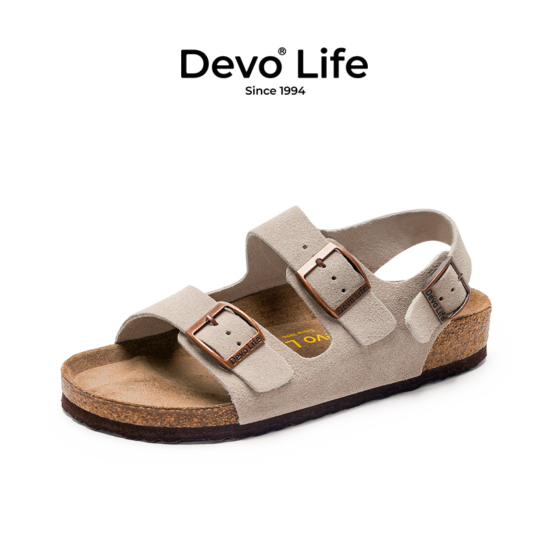 Devo Life's Wo Cork Sandals Are Unisex Summer Fashion Slippers for Couples, Casual Sandals 2627 Devo Life's Wo Cork Sandals Are Unisex Summer Fashion Slippers for Couples, Casual Sandals 2627