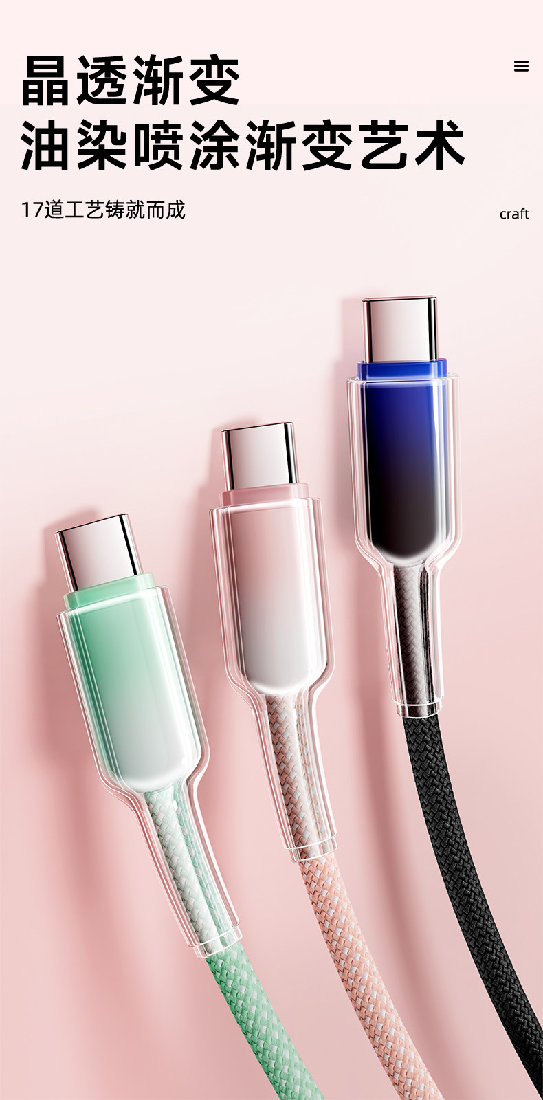 120W Şarj Cihazı Huawei Xiaomi Apple Üç İn Bir USB-C Süper Hızlı Şarj Şarj Başlığı