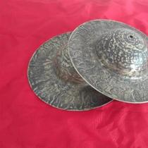 24 cm bronze cymbal handmade small cap cymbal folk percussion instrument yin and yang cymbal water cymbal Sichuan cymbal dojo small head cymbal