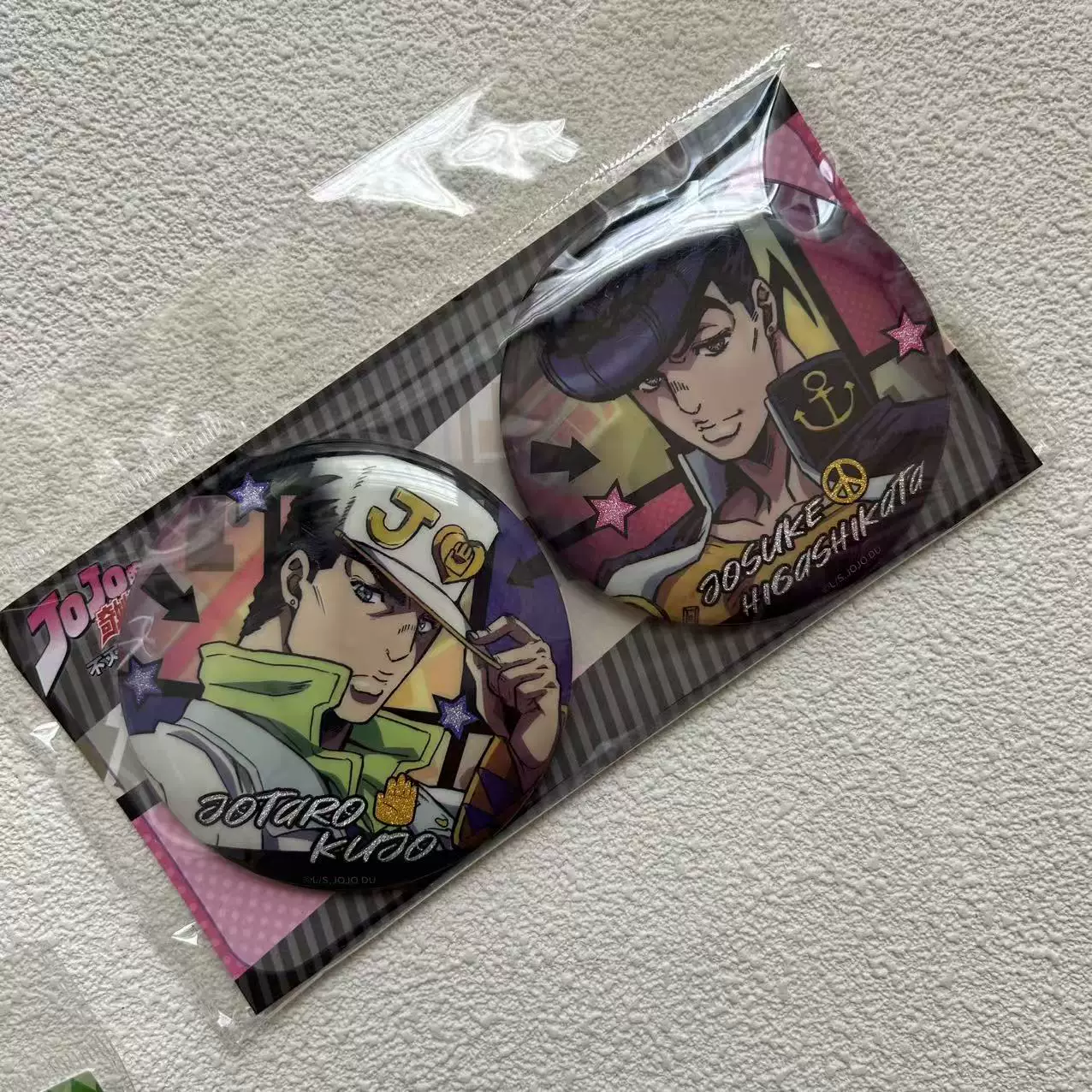 [Официально подлинный атрибут Valley] Значок-подсказка к JoJo's Bizarre Adventure: Джотаро 쿠조 조키은кс