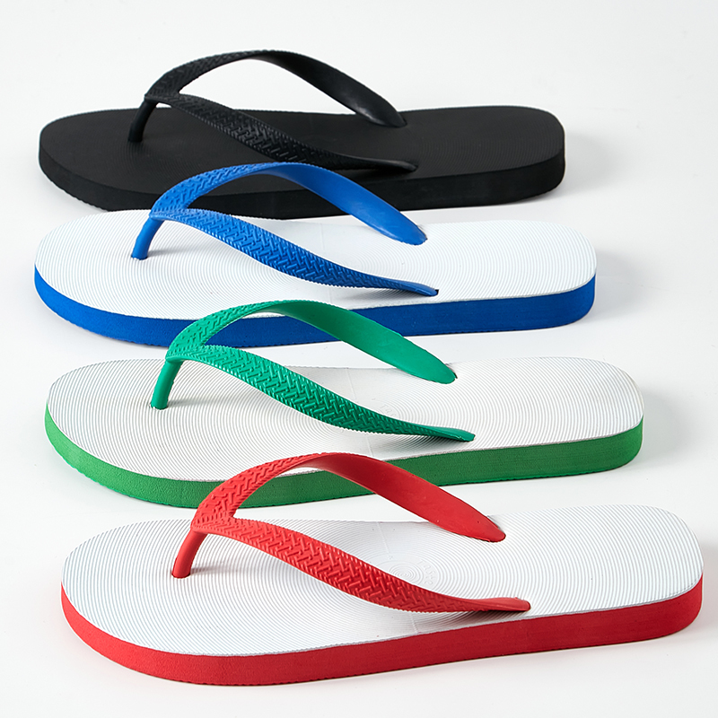 Flip-Flops for Men, Old-Fashioned Thai Style, Summer Casual, Non-Slip, Durable for Men and Women, Couple Style, Korean Style Trendy Beach Shoes