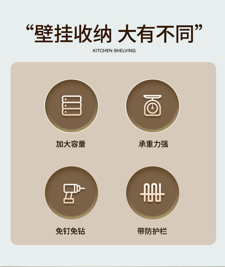 Специи стойки 厨房置物架免打孔塑料壁挂多层调料罐姜蒜厨房收纳置物架调料架pp