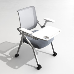 Training Chair with Table, Folding Training Table and Chair, Office Chair, Computer Chair, Conference Chair with Folding Writing Board