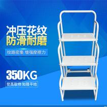 2-step 3-step warehouse climbing vehicle supermarket shelf management E freight elevator household mobile freight elevator climbing platform movable ladder