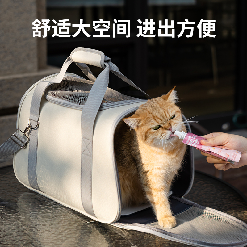 猫用バッグ ポータブル 通気性 大容量 ショルダーバッグ ペット用バックパック 猫用宇宙カプセル 犬用バッグ 車用アーティファクト