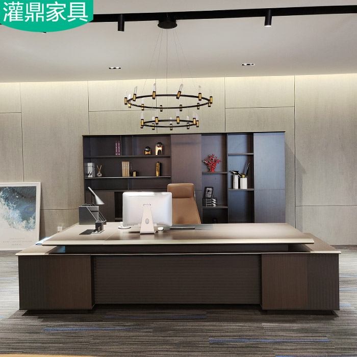 Boss Desk President Table Modern Single Office Light Luxury Simple Ball Manager Table and Chair Furniture