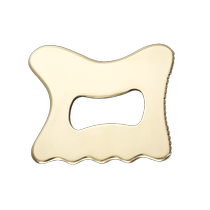 Huiji Pure Brass Fascial Knife Large Area Scraping Board Back Legs Whole Body Universal Massage Board Household Brass Bianstone