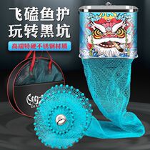 New high-end strong horse black pit woven fishing protection hanging glue quick-drying anti-hanging thickened fish net bag specially designed for fish protection.