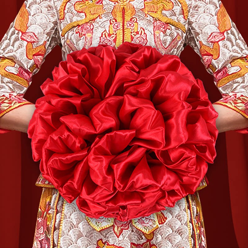 Big Red Flowers Ball Car Cut Color Flower Ball Opening Celebration New Car Turnkey Awards Recognition Wedding Big Red Flowers-Taobao