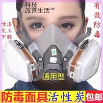 6200 gas mask dust mask spray paint polished anti-dust decoration chemical activated carbon gas mask