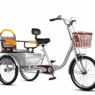 Speedy ji sanjian elderly tricycle rickshaw elderly pedal h adult scooter double adult pedal self-propelled