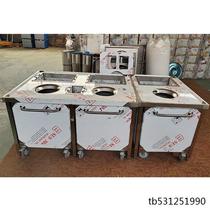 Customized waste collection truck stainless steel waste collection table dining truck hotel canteen tableware garbage truck swill collection table
