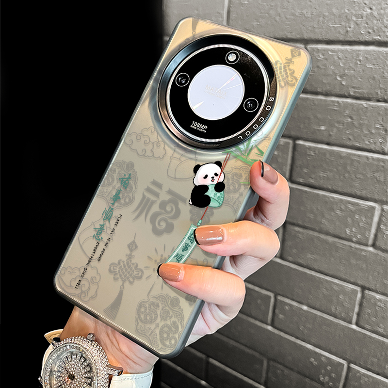 Suitable for Huawei Honor X70 Phone Case, Everything Goes Well, Panda X60 New Model, X50 High-End Feel, X40 Simple Cartoon, X30 Protective Case, Gt Cute, Girly, Good-Looking, Soft, Anti-Drop, Power2 Trendy