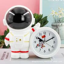 Student alarm clock fashion new children cartoon creative astronaut bedside alarm clock simple desk gift small ornaments