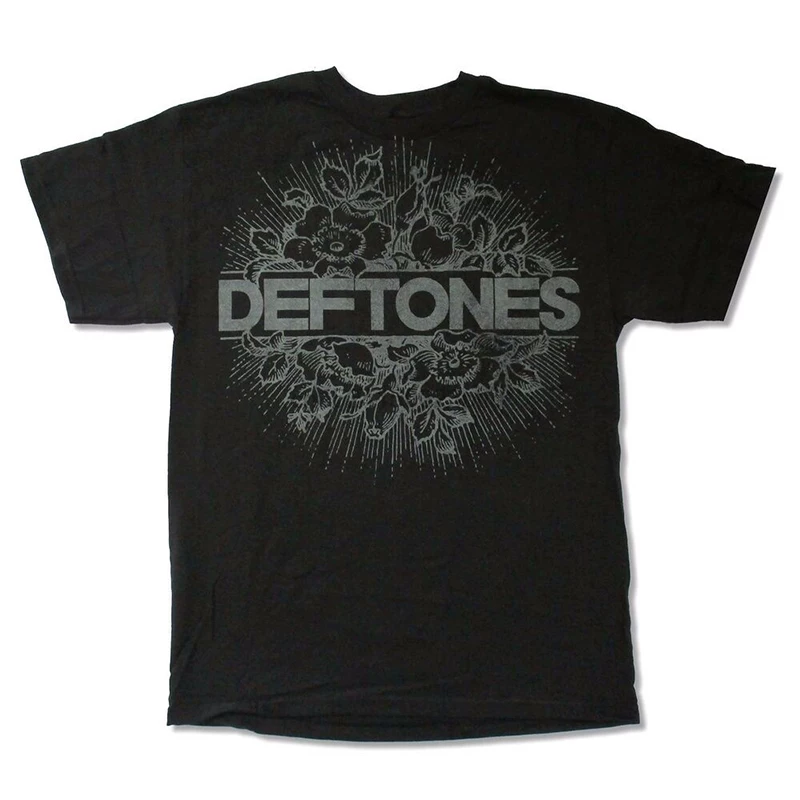 ЖЕНСКАЯ МОДА УЗОРЫ ЦВЕТЫ и DEF TONES ЧЕРЕП графическая футболка SB
