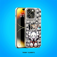 KAWS case — KAWS Bear MagSafe Anti-Fall Trendy Fashionable Phone Case – Plus/Pro/Max – iPhone 16, iPhone 15, iPhone 14, iPhone 13, iPhone 12
