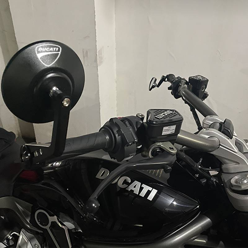 Apply Ducadi Street Bully v4 Monster Hacker 950821 Self-Tour 800 1100 Retrofit Handlebar Rearview Mirror-Taobao