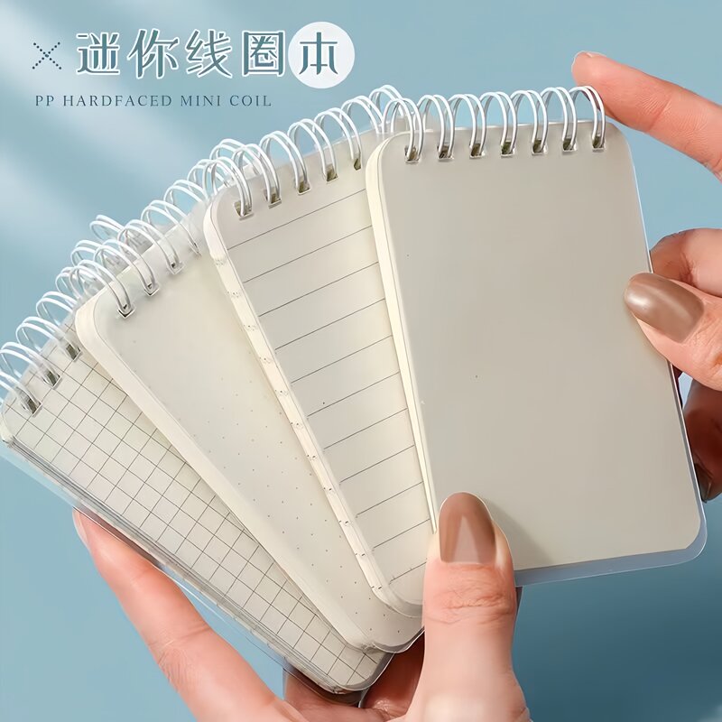 Portable Mini Small Notebook Pocket Coil Grid A7 Simple Student Vocabulary Notebook Notepad Portable Mini Small Notebook Pocket Coil Grid A7 Simple Student Vocabulary Notebook Notepad