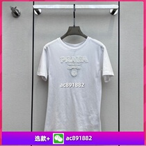 (Deposit) 4 Spring and Summer New Letter Printed Casual Sports Versatile Fashion Couple Tops for Men and Women 529