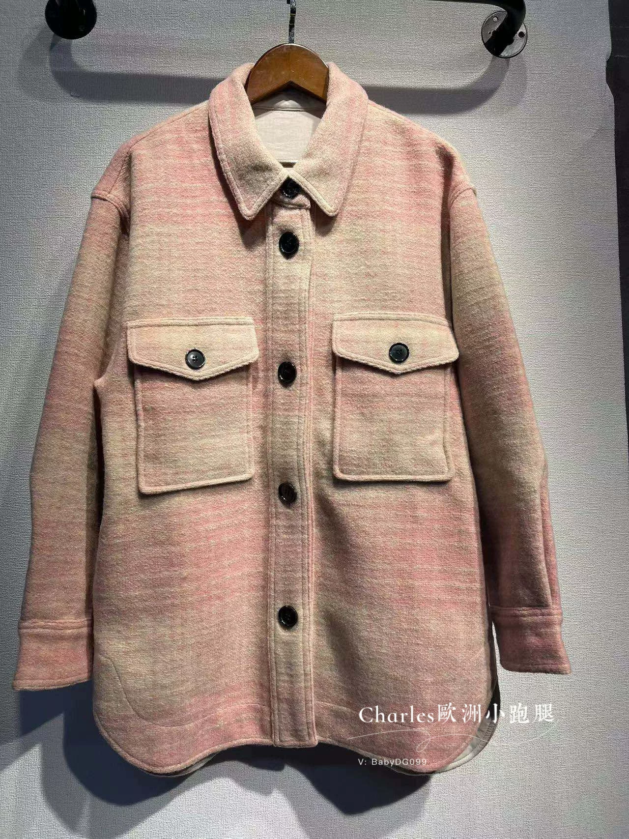 Французские покупки из нового женского пальто Isabel Marant Marveli короткая клетчатая шерстяная куртка