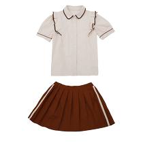 Primary school students Haijun Wind school uniforms two sets of children summer clothing short sleeves suit first grade class clothes kindergarten garden clothes