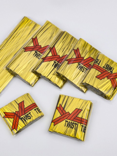 Bag Tie Gold Wire Tie Grape Sun Rose Packaging Paper Bag Special Wire Tie Gold Binding Wire