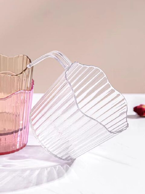 Thickened Disposable Paper Cup Holder with Hard Plastic Tea Cup Holder, Insulated Cup Holder with Stripes, Universal Cup Sleeve