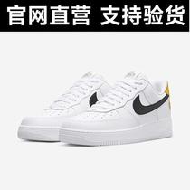 Mens sneakers spring and summer AF1 white and yellow low-top casual new breathable sports shoes DM0118-100