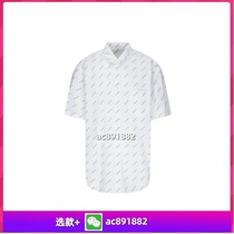 (Deposit) 4 Spring and Summer New Letter Printed Casual Sports Versatile Fashion Couple Tops for Men and Women 406