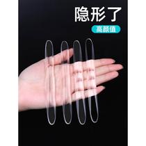 Anti-collision door stopper transparent silicone door handle windproof fixed top door instrumental refrigerator door anti-touch protection free of stiletto door