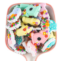 Sunrony 5 10pcs House Flower Pot Silicone Beads Silicone Tee