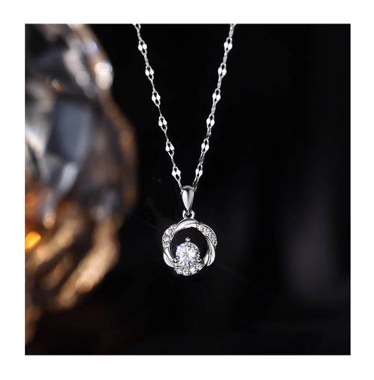 Серебряное ожерелье None FLYK 999