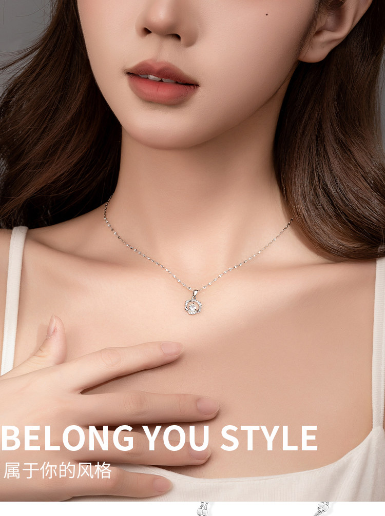 Серебряное ожерелье None FLYK 999